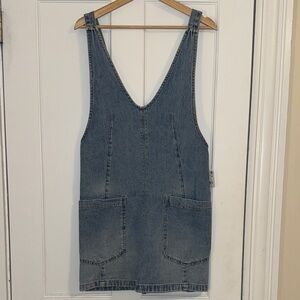 Free People Indigo Denim Mini Dress